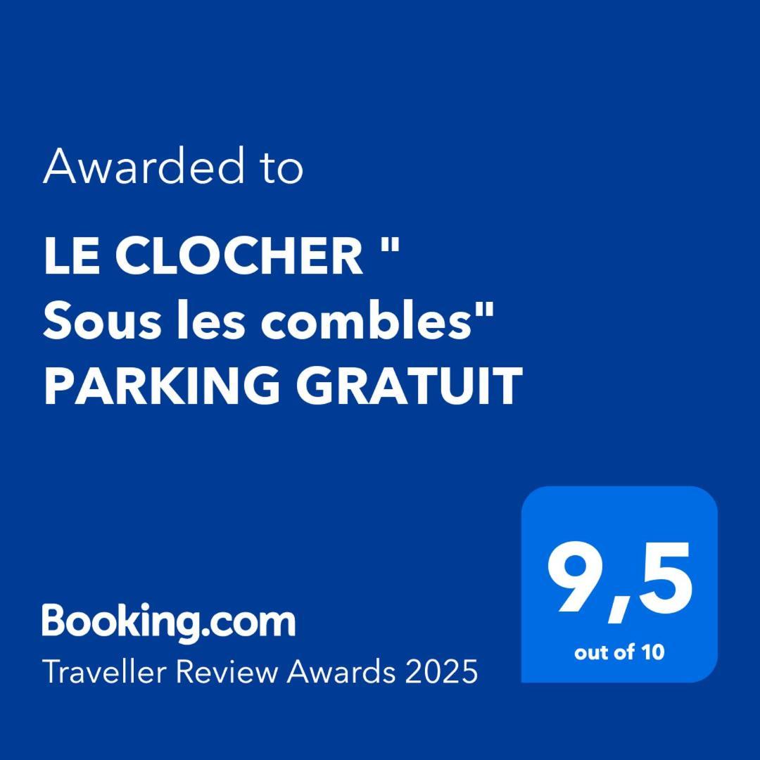 Le Clocher " Sous Les Combles" Parking Gratuit Beblenheim Exterior foto